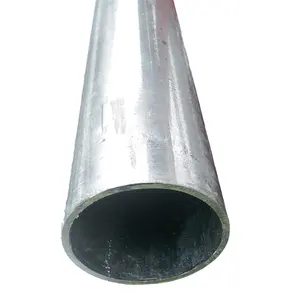 Hot Dip Galvanized Round Steel Pipe / GI Pipe Pre Galvanized Steel Pipe Galvanized Tube For Construction