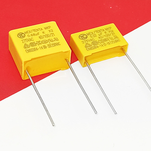 ตัวเก็บประจุแบบฟิล์มบาง 275V 250VAC 0.1UF 0.22/0.33/0.47/0.68UF 100NF 104/223/684 10/15/20/22MM ตัวเก็บประจุนิรภัย MKP X2 - Product Image 5