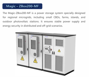 Zetara ชุดแบตเตอรี่ลิเธียมไอออน215kwh 100KW สำหรับเก็บพลังงานอุตสาหกรรมและเชิงพาณิชย์ MF ZBox200มายากล - Product Image 4