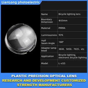 Kwaliteit Fiets Verlichting Lens Acryl Verlichting Lens Pc/Pmma Materiaal Lamp Lens/Koplamp Lens