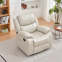 Fauteuil inclinable électrique moderne de luxe avec rotation à 360 degrés, fonctionnalités extensibles et pliables pour un confort ultime