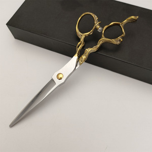 กรรไกรตัดผม S2E สแตนเลสสตีล หัวตรง กรรไกรซอยผมระดับมืออาชีพ สำหรับความงามและการทำผม - Product Image 3