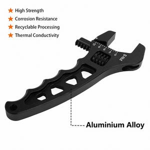 Jeu de clés pour voiture AN3 à AN12, clé universelle réglable en aluminium pour les raccords de conduites d'huile et de carburant, outils de réparation automobile - Product Image 2