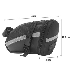 Sac de selle de rangement étanche en polyester PVC personnalisé pour vélos de montagne et de route sacs à outils de queue de sport cyclisme - Product Image 2