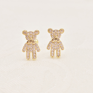 Boucles <span class=keywords><strong>d</strong></span>'oreilles tendance en zircon cubique, bijoux fantaisie, clous <span class=keywords><strong>d</strong></span>'oreilles à boule, boucles <span class=keywords><strong>d</strong></span>'oreilles à visser pour enfants, bijoux plaqués <span class=keywords><strong>or</strong></span>, boucles <span class=keywords><strong>d</strong></span>'oreilles pour cartilage, cadeau - Product Image 3