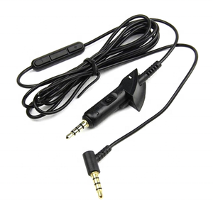 Cavo di prolunga Audio di ricambio, cavo <span class=keywords><strong>Cypher</strong></span>.V solo per cuffie silenziose QC15 con microfono in linea (nero) - Product Image 3