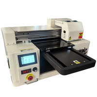 A2 A3 A4 tamaño Smart Color y tinta blanca UV Plotter teléfono móvil piel plástico madera pluma Led Uv impresora