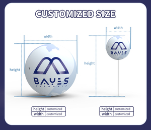 <strong>Custom</strong> Outdoor PVC Advertising <strong>Inflatable</strong> <strong>Balloon</strong> Giant Waterproof LED Color Hanging <strong>Inflatable</strong> Ball - Product Image 6