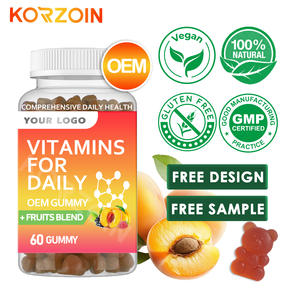 INDIVIDUELLES LOGO 50000 IE MULTIVITAMIN- & MINERALIEN-GUMMIBÄRCHEN NÄHRERGÄNZUNGSMITTEL MIT D3 & K2 & C für UMFASSENDE TÄGLICHE GESUNDHEIT - Product Image 1