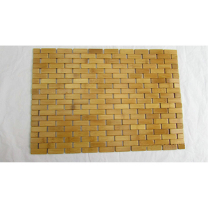 Bamboe Mat Antislip Mat Vloermat Multi-Size Logo Ontworpen Bamboe Badkamer En Keuken Bamboe Waterdichte Woondecoratie