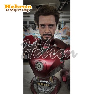 Vente <span class=keywords><strong>en</strong></span> gros de figurines <span class=keywords><strong>en</strong></span> résine <span class=keywords><strong>Avengers</strong></span> GK, buste de Iron Man MK3, statue de <span class=keywords><strong>film</strong></span> d'animation, figurine de Iron Man Spider-Man pour la décoration de la maison - Product Image 5