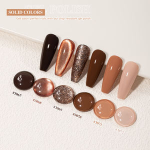 Vendeeni nuovissimo Set di smalto per unghie Color autunno in Gel cofanetto 6 colori caffè/marrone smalto per Gel TPO HEMA libero Set di smalto per unghie - Product Image 4