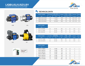 <span class=keywords><strong>Pompe</strong></span> à eau <span class=keywords><strong>solaire</strong></span> de surface sans balais AC/DC haute pression Likou <span class=keywords><strong>12V</strong></span> pour surpression - Product Image 4