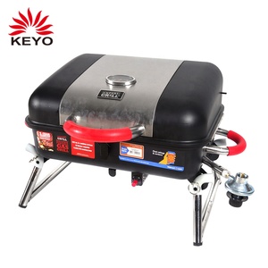 <span class=keywords><strong>Barbecue</strong></span> à gaz pour jardin, grils portables, <span class=keywords><strong>barbecue</strong></span> à gaz avec table latérale pliable - Product Image 1