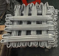 Piquets de clôture en acier avec crochet en J - Piquets de clôture en chaîne - Plaqué zinc brillant - Ancre solide