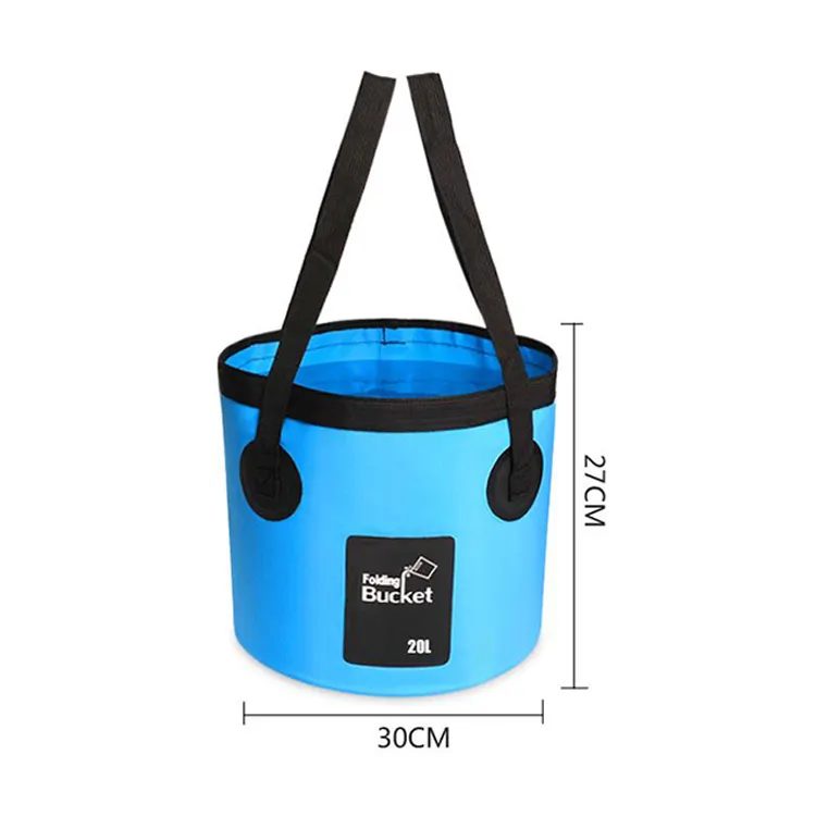 Collapsible Bucket Container Folding Water Bucket Portable Wash Basin for Outdoor Travelling Fishing Camping Survival