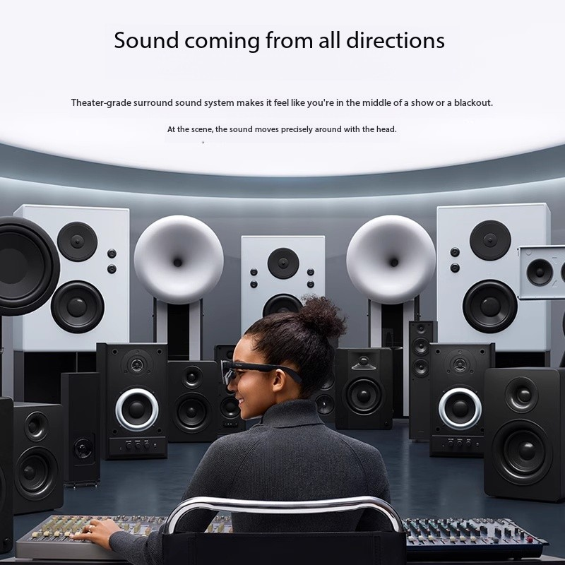 ORANGLES RayNeo Air 3s Pro Smart AR Glasses | 201" 3D Private Cinema, 1200 Nits Micro-OLED Display, 120Hz, 76g Lightweight Design for Mobile/PC/Gaming – Kuwait - high resolution display - exposing craftsmanship - Image 2 of 6 | built for everyone | RayNeo Air 3s Pro Smart AR Glasses | 201" 3D Private Cinema, 1200 Nits Micro-OLED Display, 120Hz, 76g Lightweight Design for Mobile/PC/Gaming – Kuwait for sale Georgia | Free Shipping ORANGLES