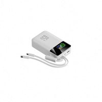 Chargeur rapide pour ordinateur portable 65W, batterie externe 30000-40000 mAh, Powerbank 30000 mAh multi-usages