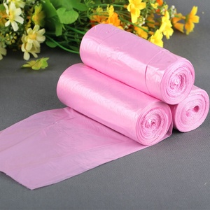 Sacs poubelles en plastique colorés jetables personnalisés, sacs de rangement pour déchets - Product Image 5