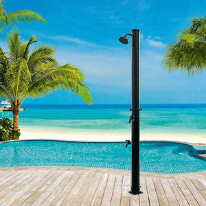 Hot Selling 18L All Black Color Garten <span class=keywords><strong>Solar</strong></span> Dusch säule im Freien für Schwimmbad - Product Image 1