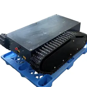 Rubber track platform rubber tracked chassis carriage for different usage fire fighting vehicle study farm