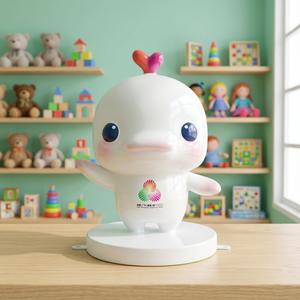 Estatua de Mascota Personalizada de Resina de Fibra de Vidrio, Figura Pintada Estilo Pop Art, Exhibición Comercial para Eventos de Centro Comercial, Souvenir - Product Image 3