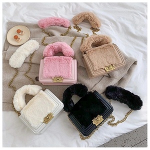 Hermoso las señoras de las mujeres blanco negro Rosa caqui Otoño Invierno de piel bolso bolsos - Product Image 2