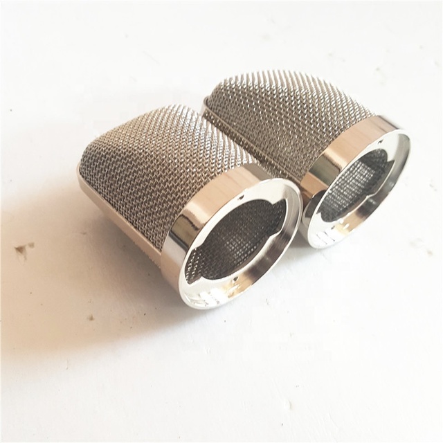 Microphone Accessories Mic Grille with Stainless Steel Plain Weave Wire Mesh Silver 45mmx60mm