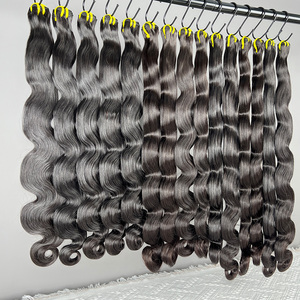 Đôi rút ra cambodian tóc thô bó Nhà cung cấp bán buôn chưa qua chế biến Trinh Nữ lớp biểu bì phù hợp tóc cơ thể sóng con người phần mở rộng tóc - Product Image 2