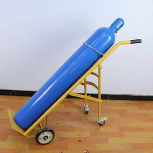 Carretilla Manual para Cilindros de Oxígeno de 40L, 200KG, <span class=keywords><strong>4</strong></span> <span class=keywords><strong>Ruedas</strong></span>, Plegable - Product Image 3