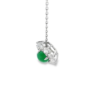 Qinglong Jewelry Fashion Jewelry Necklaces Women Gift Gemstone Heart <b>Pendant</b> Jewelry Custom Fancy Shape Diamond Necklace - Product Image 3