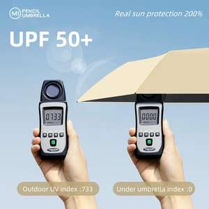 Da donna compatta e leggera ombrello a matita Super Mini taschino parasole di piccole dimensioni, riporre facilmente 3 <span class=keywords><strong>ombrelli</strong></span> pieghevoli - Product Image 6