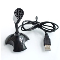 Mikrofon USB Mini untuk raspberry pi 3B 3B + Studio pidato menyanyi mikrofon KTV dengan pemegang untuk PC Laptop mikrofon