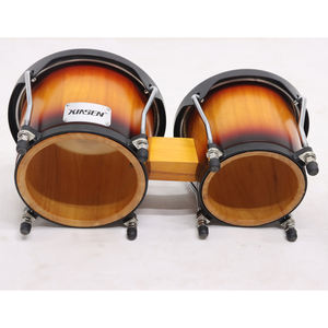 Bongó de Percusión de Calidad con Anillos Electrochapados, Disponible para Suministro Inmediato, Se Puede Agregar Logotipo - Product Image 4