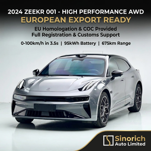 ZEEKR 001 ปี 2024 รถ SUV ไฟฟ้าสมรรถนะสูง ขับเคลื่อนสี่ล้อ แบตเตอรี่ 95 กิโลวัตต์ชั่วโมง ระยะทางวิ่ง 675 กิโลเมตร พร้อมส่งออกยุโรป - Product Image 1