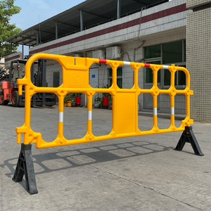 2100mm Blow‑molded Plastic Safety Barrier HDPE Construction Site <b>Temporary</b> Crowd Control Plastic Barricade <b>Fence</b> - Product Image 3