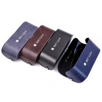 Bestclean Emballage de luxe Logo de lunettes de soleil Petite boîte d'emballage cadeau de lunettes de soleil noires avec logo personnalisé