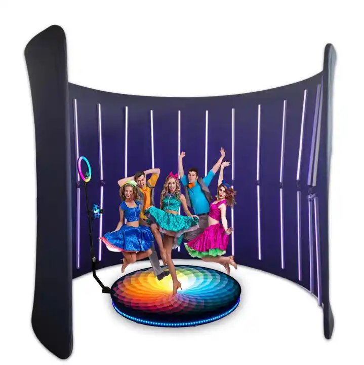Photo Booth 360 Enclosure Backdrop With