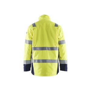 BLAKLADER - 446715143389XS Parka de invierno de alta visibilidad resistente al fuego Amarillo/Azul marino-EAN 7330509824092 ROPA DE TRABAJO RESISTENTE A LAS LLAMAS - Product Image 2
