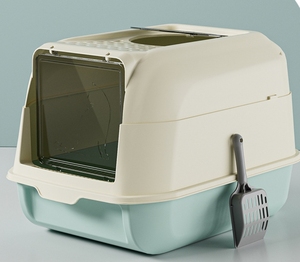 Caja pequeña de gran tamaño completamente cerrada para gatos, desodorante para inodoro, desodorante para gatos, lavabo para mierda, Extra grande a prueba de salpicaduras - Product Image 3