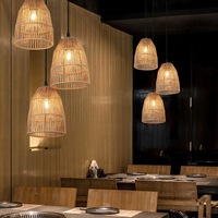 Lustre en fer et acier inoxydable de style chinois, réglable en hauteur, économe en énergie, pour salons/salles à manger, table de bar créative