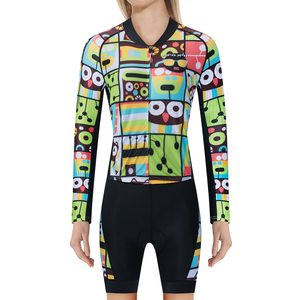 Combinaison de triathlon d'été pour femmes professionnelles vêtements de <span class=keywords><strong>cyclisme</strong></span> respirants à séchage rapide pour dames pour le vélo et le sport - Product Image 4