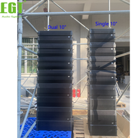 Système de sonorisation professionnel à double enceinte line array passive de 10 pouces pour scène, concert, sonorisation en direct, concert en plein air, tournée, église, location