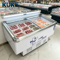 Réfrigérateurs et congélateurs portables commerciaux horizontaux de petite taille, 216 litres, type coffre profond