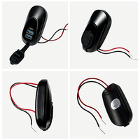 Chargeur de voiture USB double personnalisé (USB-A et Type-C) étanche 12V/24V, prise de charge USB pour accoudoir de bus