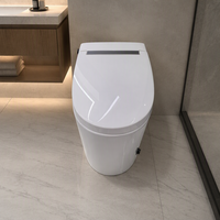 Siège de bidet moderne automatique autonettoyant avec capteur électronique public Wc Système de chasse d'eau intelligent Toilette intelligente