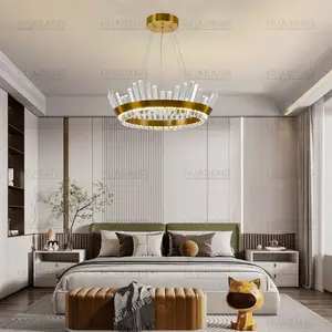 Havabang nordic בסגנון ייחודי תקרה ברזל רכוב אור סלון חדר שינה תליון אור קריסטל תפאורה נברשת מודרנית