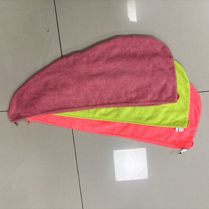 <span class=keywords><strong>Toalla</strong></span> de microfibra para el cabello, turbantes superabsorbentes para el cabello mojado, toallas para la cabeza Antifrizz, toallas de secado rápido con botón - Product Image 6