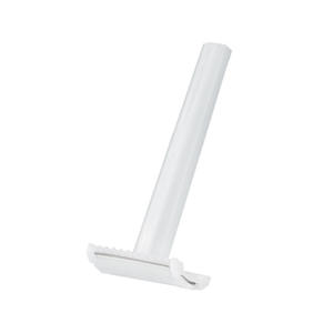 Rasoir chirurgical jetable à lame en acier inoxydable, corps en plastique blanc, rasoir pour femmes, qualité médicale, usage unique - Product Image 1
