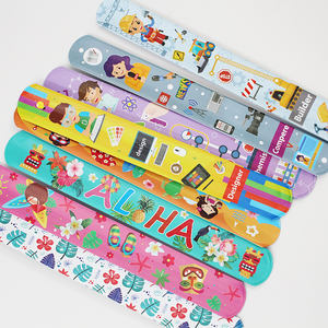 Çiçek tokat bilezik PVC kauçuk/özel Logo PVC tokat/toptan tokat tokat bilezik çocuklar için izle - Product Image 3